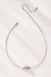 By Anthropologie Donut Charm Thick Chain Necklace