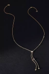 By Anthropologie Double Chain Y-neck Necklace In Gold