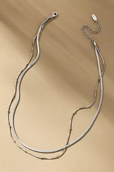 By Anthropologie Double-layered Chain Necklace