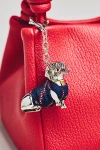 By Anthropologie Dressed Up Dog Bag Charm In Blue