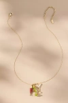 By Anthropologie Drink Icon Necklace In Green