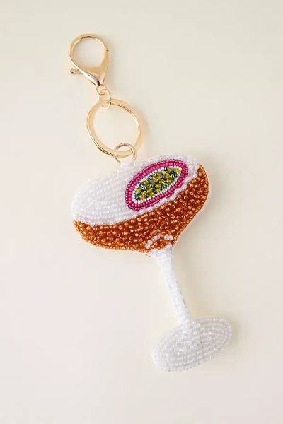By Anthropologie Drinks Beaded Bag Charms In Multi