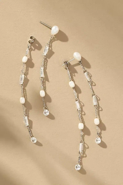 By Anthropologie Dripping Pearl Earrings