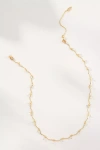 By Anthropologie Drippy Crystal Magnetic-clasp Necklace In Gold