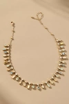 By Anthropologie Drippy Crystal Necklace In Green