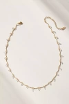 By Anthropologie Drippy Crystal Necklace In Multicolor