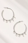 By Anthropologie Drippy Sparkle Hoop Earrings
