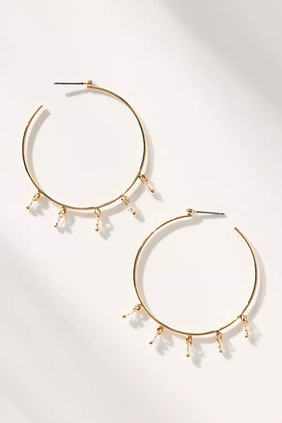 By Anthropologie Drippy Sparkle Hoop Earrings
