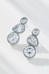 By Anthropologie Duet Crystal Earrings In Gold