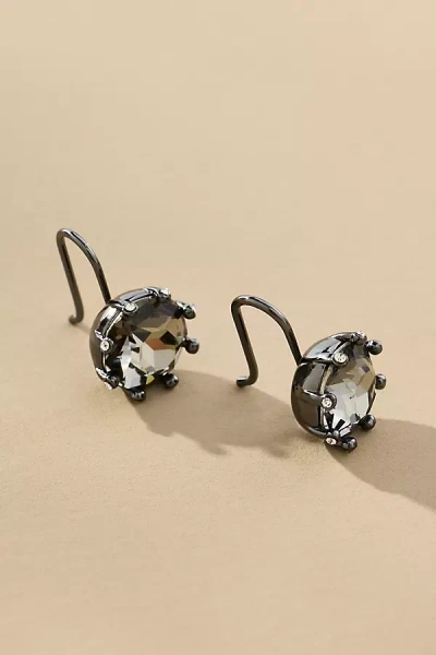 By Anthropologie Eight-prong Crystal Earrings In Silver