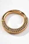 By Anthropologie Embellished Necklace Charm In Yellow