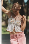By Anthropologie Embroidered Bralette