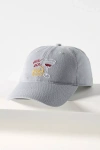 By Anthropologie Embroidered Icon Baseball Cap In Blue