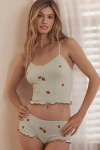 By Anthropologie Embroidered Icon Seamless Tank Top In Multicolor