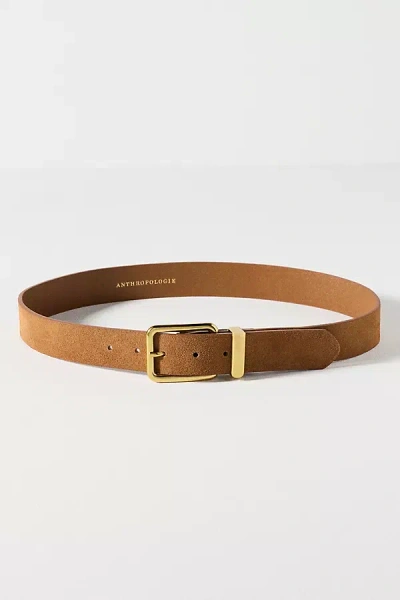 By Anthropologie Emerson Square Buckle Belt In Black