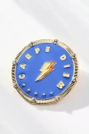 By Anthropologie Enamel Icon Brooch In Blue