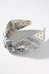 By Anthropologie Everly Bandana Knot Headband In Beige