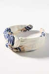 By Anthropologie Everly Boho Knot Headband In Blue