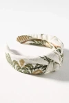 By Anthropologie Everly Boho Knot Headband In Green