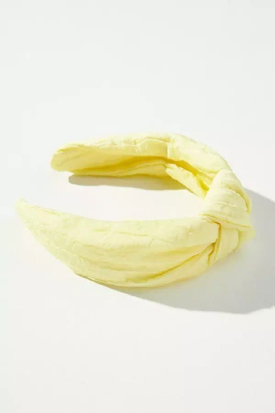 By Anthropologie Everly Femme Spring Headband In Yellow