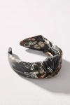 By Anthropologie Everly Isla Knot Headband In Black