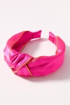 By Anthropologie Everly Knot Headband In Pink