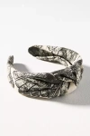By Anthropologie Everly Shell Knot Headband In Black