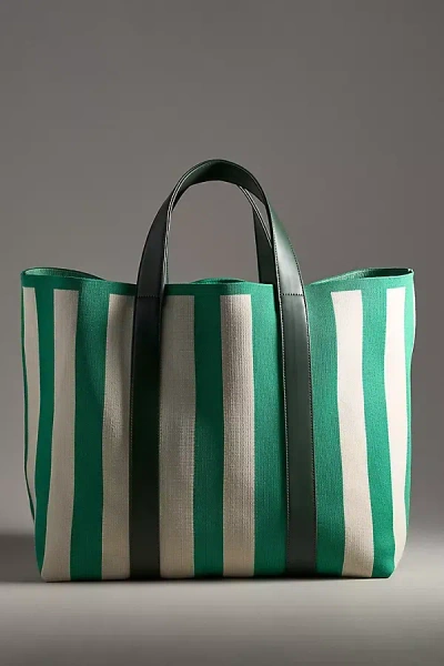 By Anthropologie Everyday Stripe Knit Tote