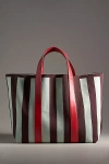 By Anthropologie Everyday Stripe Knit Tote