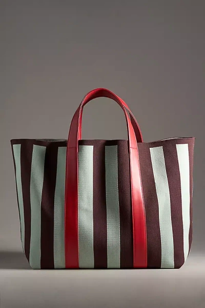By Anthropologie Everyday Stripe Knit Tote