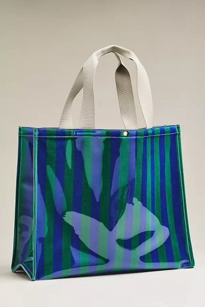By Anthropologie Extra Large Terry Canvas East West Bag In Multi