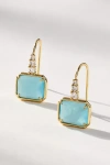 By Anthropologie Faceted Stone Drop Earrings