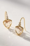 By Anthropologie Faceted Stone Drop Earrings