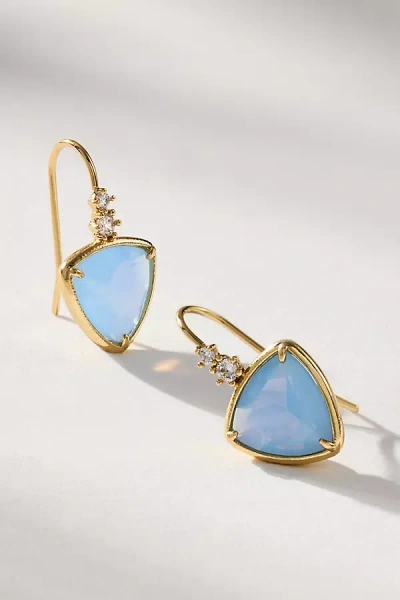 By Anthropologie Faceted Stone Drop Earrings