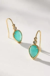 By Anthropologie Faceted Stone Drop Earrings