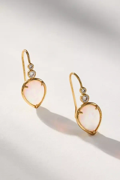 By Anthropologie Faceted Stone Drop Earrings