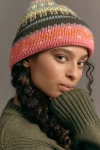 By Anthropologie Fairisle Beanie In Multi