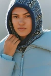 By Anthropologie Fairisle Knit Hood In Blue