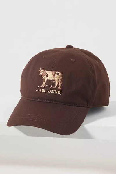 By Anthropologie Fall Icon Baseball Cap In Brown