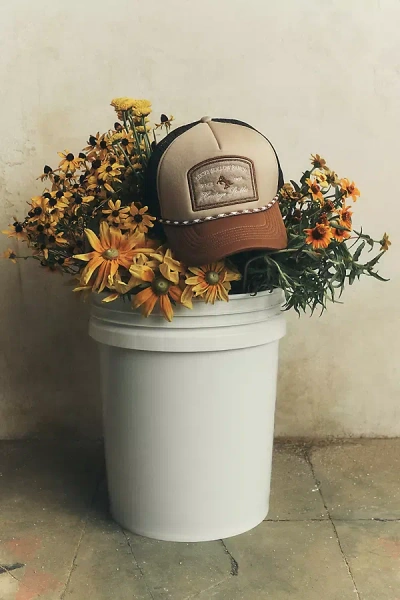 By Anthropologie Fall Patch Trucker Hat In Multi