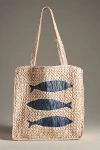 By Anthropologie Farmers Market Raffia Tote In Brown