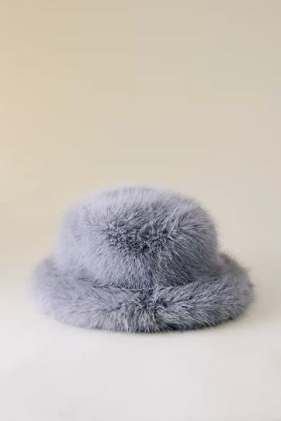 By Anthropologie Faux-fur Cossack Hat In Blue