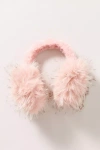 By Anthropologie Faux-fur Earmuffs In Pink
