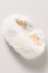 By Anthropologie Faux-fur Headband In White