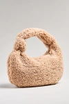 By Anthropologie Faux-fur Shoulder Bag In Sand