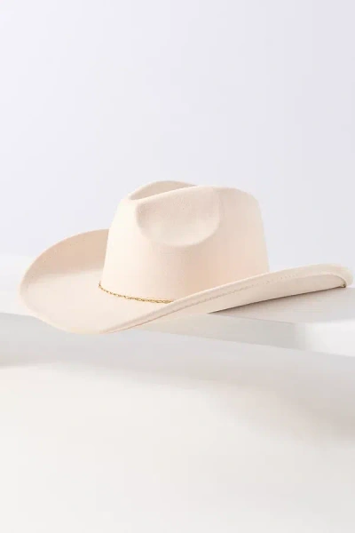 By Anthropologie Felt Cowboy Rancher In White
