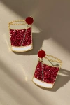 By Anthropologie Festive Cocktail Icon Earrings In Multi
