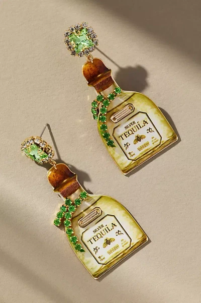 By Anthropologie Festive Cocktail Icon Earrings In Multi