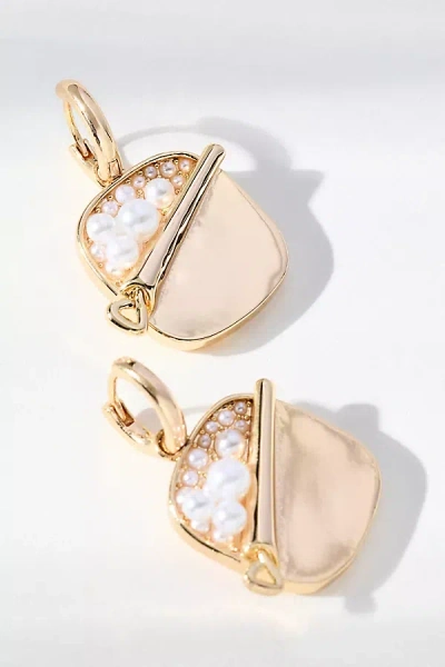 By Anthropologie Festive Icon Huggie Earrings In Green