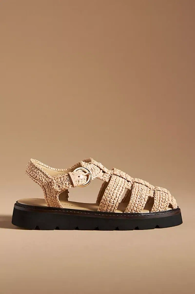 By Anthropologie Fisherman Sport Sandals In Beige
